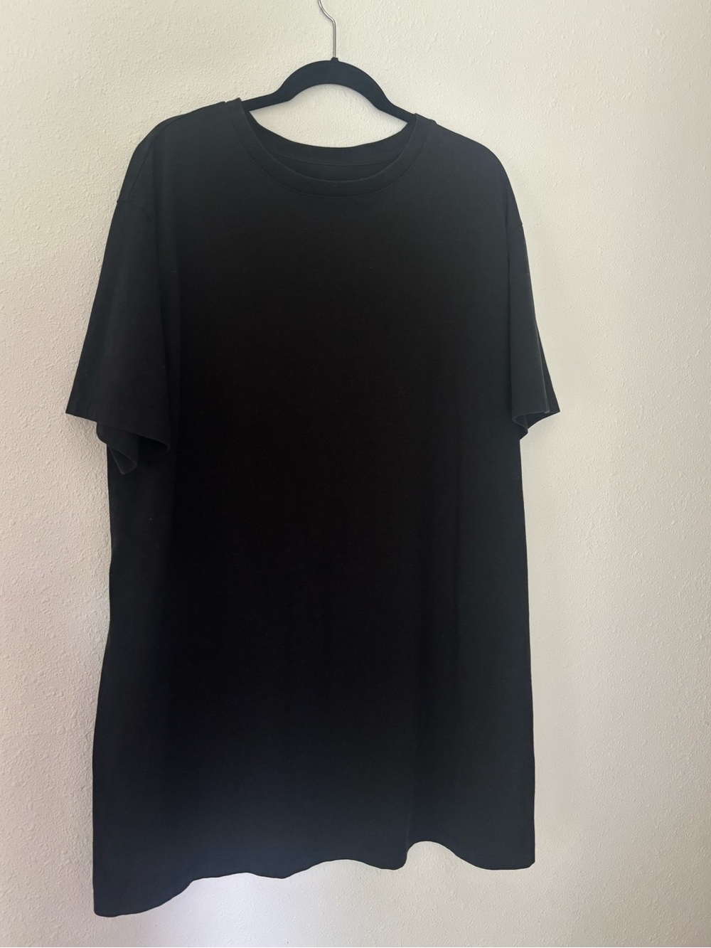 a new day Black Short Sleeve T-Shirt Dress